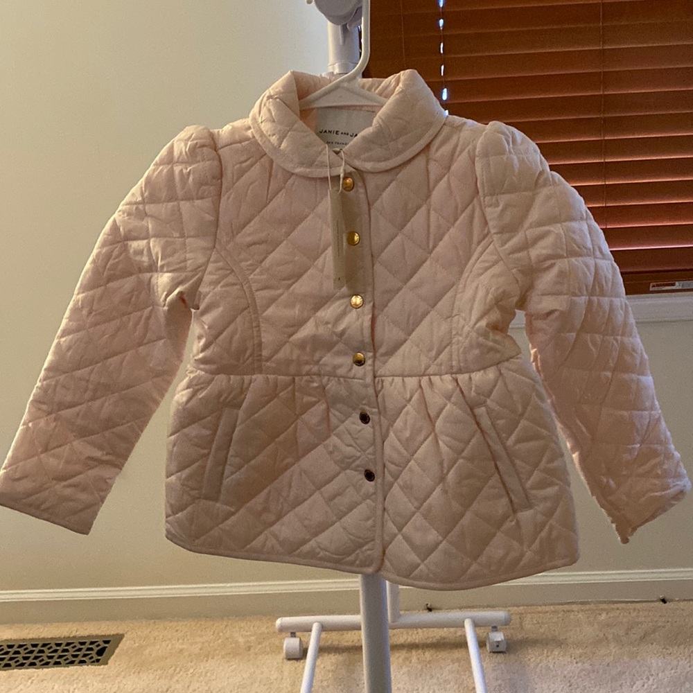NWT Janie & Jack Pink Quilted Jacket